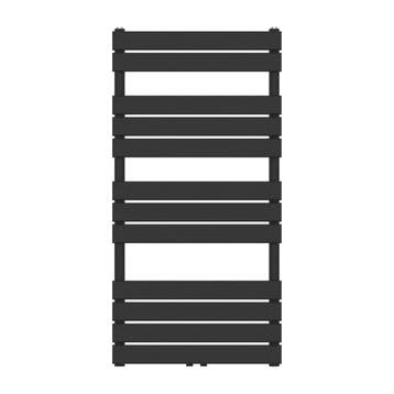 [neu.haus] Handdoekradiator Voss 120x60x5,2 cm zwart, Verzenden, Nieuw