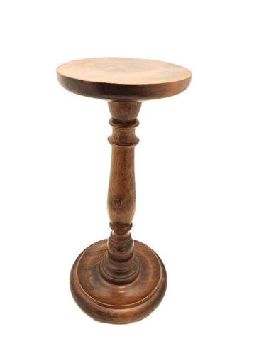 Plantentafel - Mahonie - pedestal/pilaar 65 cm4kg, Antiek en Kunst, Curiosa en Brocante