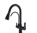 Gouden Keukenkraan met Filter, 2 Uitlopen & Handgrepen, Verzenden, Nieuw