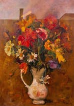 Giovanni Bisson (1930-2016) - Fiori, Antiek en Kunst