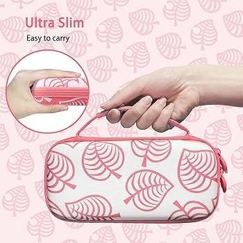 Nintendo Switch Lite Case Animal Crossing Roze, Ophalen of Verzenden, Zo goed als nieuw