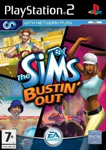 Playstation 2 The Sims: Bustin Out / Erop Uit, Verzenden, Zo goed als nieuw