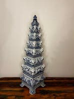 Vaas - Delfts Blauw - Aardewerk - Handbeschilderd XXL, Antiek en Kunst