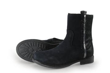 Muyters Enkellaarzen Meisjes in maat 28 Zwart, Verzenden, Jongen of Meisje, Schoenen, Zo goed als nieuw
