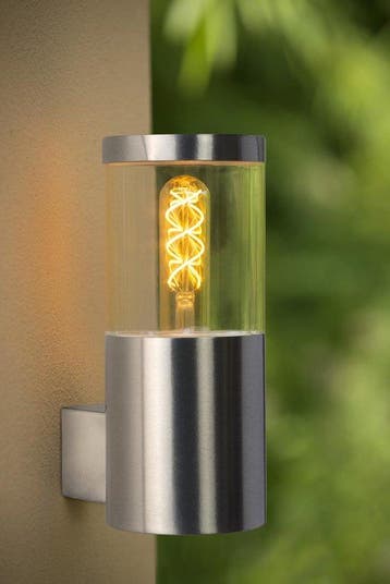 Lucide FEDOR - Wandlamp Binnen/Buiten - 1xE27 - IP44 - Mat, Huis en Inrichting, Verzenden, Zo goed als nieuw
