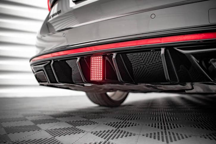 F1 Mistlicht Skoda Octavia RS MK4 Maxton Glans Zwart, Auto-onderdelen, Overige Auto-onderdelen, Ophalen of Verzenden