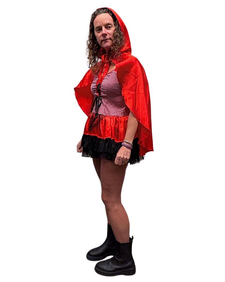 Roodkapje jurkje - 44/46, Kleding | Dames, Carnavalskleding en Feestkleding, Verzenden