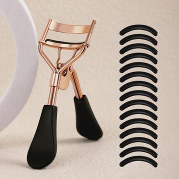 Draagbare Wimpertang met 15 Siliconen Pads - Roestvrij Staal, Verzenden, Nieuw