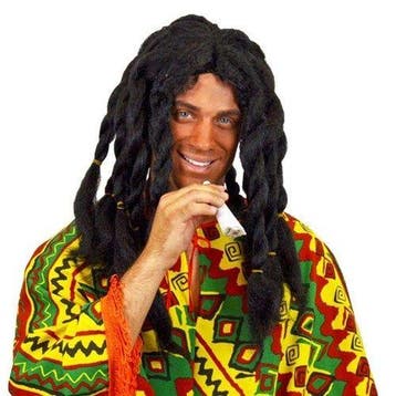 Bob Marley pruik, Verzenden, Nieuw, Feestartikel