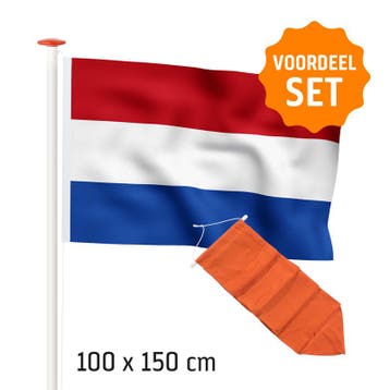 Actieset geschikt voor een gevelstok: Nederlandse vlag, Diversen, Nieuw