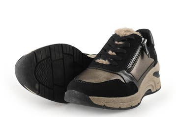 Rieker Sneakers in maat 37 Zwart, Verzenden, Zwart, Rieker, Sneakers of Gympen