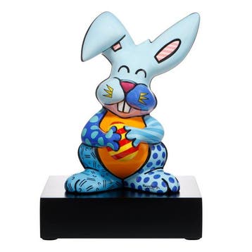 Romero Britto (1963) - Blue Rabbit, limited edition, sold