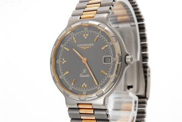Longines - Conquest Titanium Two-Tone Quartz Date - Zonder