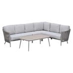 Garden Impressions Devin loungeset 5-delig - taupe, Verzenden, Nieuw