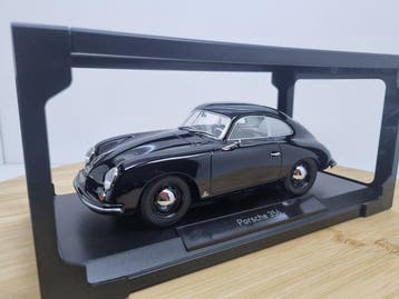Norev 1:18 - Modelauto - Porsche 356 Coupe 1952 Black, Nieuw