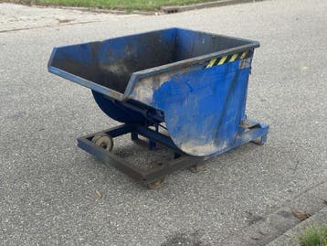 Gebruikte Kantelbakken, Kantelbak, Kiepbak, Kiepcontainer, Ophalen, Gebruikt, 100 cm of meer, 60 cm of meer