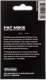 Jim Dunlop Fat Mike NOFX Nylon plectrum 0.60 mm 6-pack, Ophalen of Verzenden, Nieuw, Elektrische gitaar