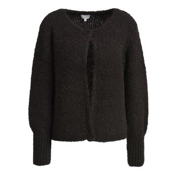 Milano Italy • donkerbruin wollen vest • S, Kleding | Dames, Bruin, Verzenden, Maat 36 (S), Milano Italy