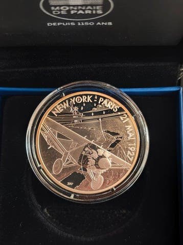 Frankrijk. 10 Euro 2017 Spirit of Saint Louis Proof