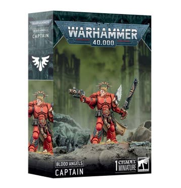 Blood Angels Captain (Warhammer 40.000 nieuw), Hobby en Vrije tijd, Wargaming, Ophalen of Verzenden, Nieuw