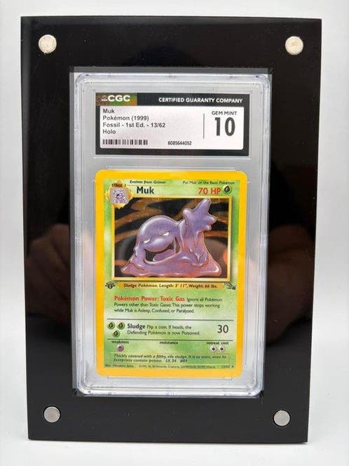 Pokmon Graded card - Muk Holo, First edition - CGC 10 -   Verzamelkaartspellen | Pokmon  Marktplaats
