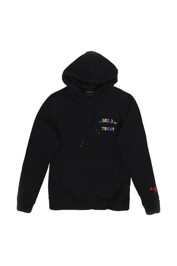 In Gold We Trust Hoodie in maat S Zwart, Kleding | Heren, Verzenden, Zo goed als nieuw, Zwart, In Gold We Trust