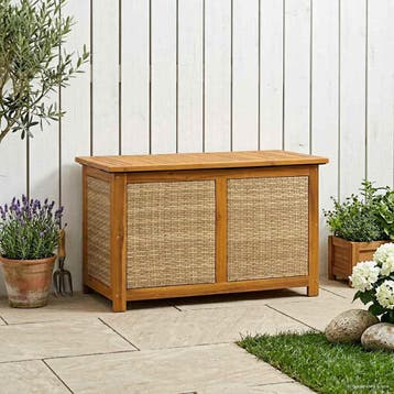 vidaXL Tuinopslagdoos 185 L Massief Acaciahout 90 x 50 x 56, Verzenden, Nieuw