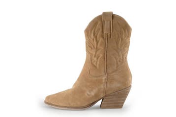 Manfield Cowboy laarzen in maat 38 Beige, Verzenden, Beige, Zo goed als nieuw, Manfield