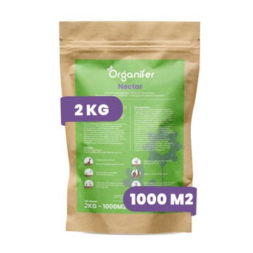 Vlinderbloemen- en bijenmix - Nectar - 40 variëteiten (2kg, Verzenden, Gehele jaar, Volle zon