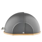 Florina Helmet moderne zwarte broodtrommel met rolklep, Ophalen of Verzenden, Nieuw