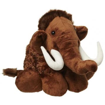 Mammoet knuffel - pluche - 26 cm - bruin - prehistorische, Verzenden, Nieuw