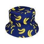 Bucket Hat Hoedje – Bananen Print - Omkeerbaar – One Size –, Nieuw