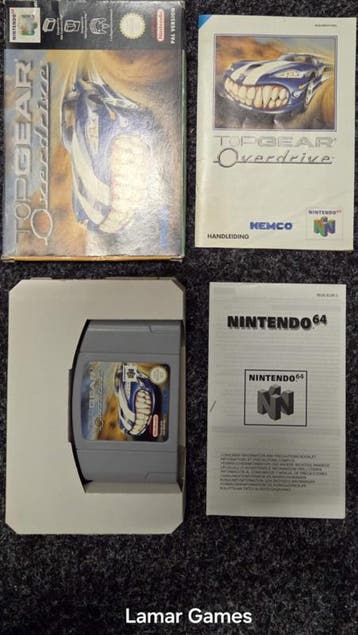 Topgear Overdrive (Nintendo 64 tweedehands game), Spelcomputers en Games, Games | Nintendo 64, Ophalen of Verzenden, Zo goed als nieuw