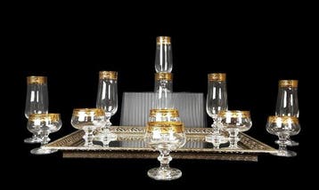 Theresienthal - Amplia Cenefa en Oro 24 ql. - Drinkservies