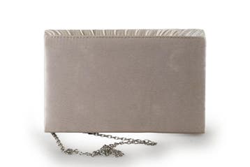 Manfield Clutch Beige, Verzenden, Zo goed als nieuw, Beige
