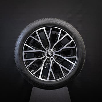 Porsche Taycan 20 Inch velgen Winterbanden 285/40/20 Origin, Banden en Velgen, Personenwagen, 20 inch, Gebruikt