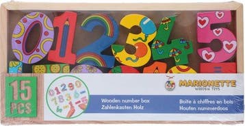 2dekans | Marionette - Houten Cijfers - Rekenen Met Hout -, Ophalen of Verzenden, Zo goed als nieuw