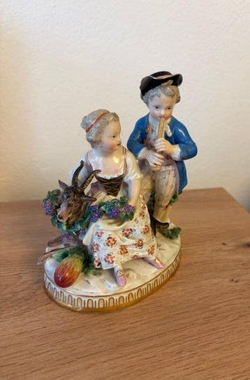 Meissen - Johann Carl Schönheit - Figuur - Allegorie des, Antiek en Kunst