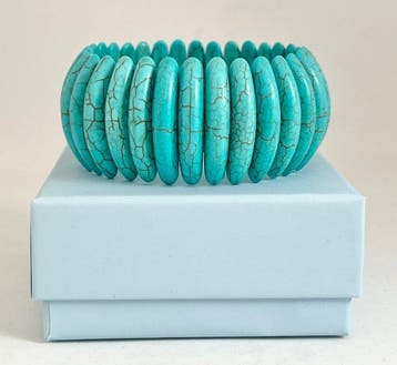 Turquoise Howlith Armband- 63 g