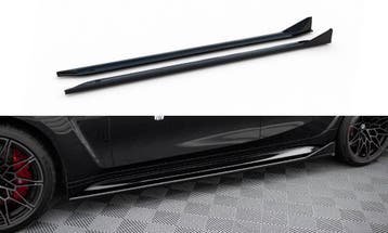 Zijskirts BMW M3 G80 / G81 Maxton CSL Look Glans Zwart, Ophalen of Verzenden, Nieuw