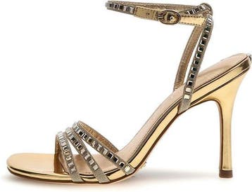 SHOWMODEL Guess Divinit2 Dames Sandalen met Hak - Goud - Maa, Kleding | Dames, Schoenen, Verzenden, Nieuw