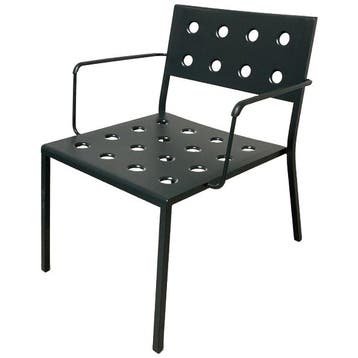 HAY Balcony Fauteuil Green - Tuinstoel - Ongebruikt, Ophalen of Verzenden, Zo goed als nieuw, Metaal