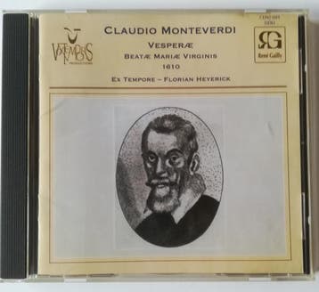 Claudio Monteverdi, Ex Tempore, Florian Heyerick - Vesperæ B, Ophalen of Verzenden, Gebruikt