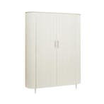 *WOONWINKEL* Tower Living Corbetta Beige Opbergkast Met Ribb, Huis en Inrichting, Kasten | Wandmeubels, Verzenden, Nieuw