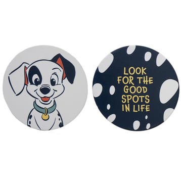 101 Dalmatians Keramische Onderzetters (2 stuks), Ophalen of Verzenden, Nieuw