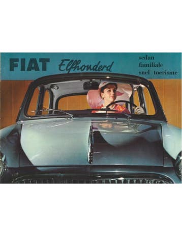 1954 FIAT 1100 BROCHURE ENGELS, Nieuw, Author
