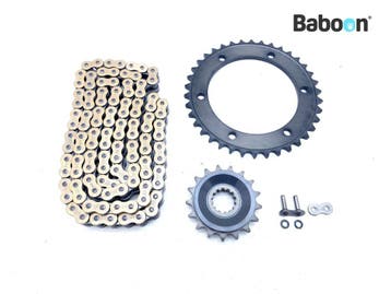 Ketting Set Yamaha XJR 1300 1998-2001 (XJR1300), Verzenden, Gebruikt