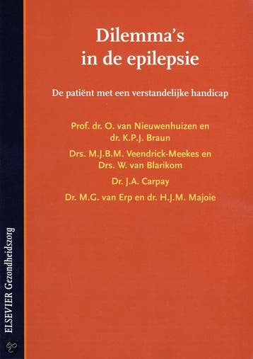 Dilemmas in de epilsepsie: De patiënt met een, Boeken, Verzenden, Zo goed als nieuw, J.A. Carpay