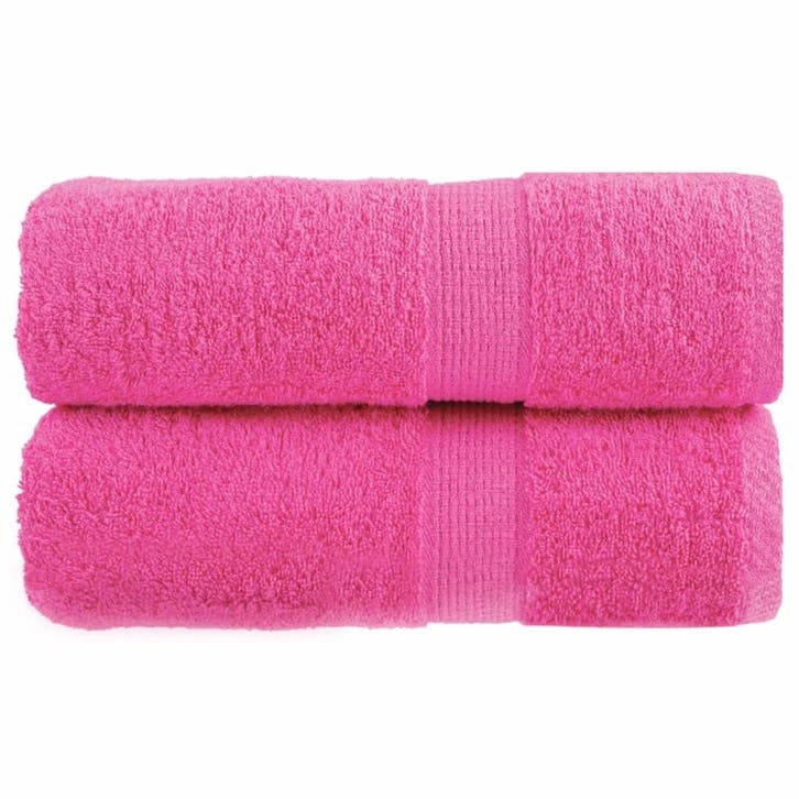 vidaXL Premium washandjes SOLUND 2 st roze 30x30 cm 600 g/m2, Huis en Inrichting, Badkamer | Badtextiel en Accessoires, Roze, Nieuw