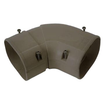 Airco verstelbare vlakke bocht 45/90 graden, Doe-het-zelf en Verbouw, Verzenden, Nieuw